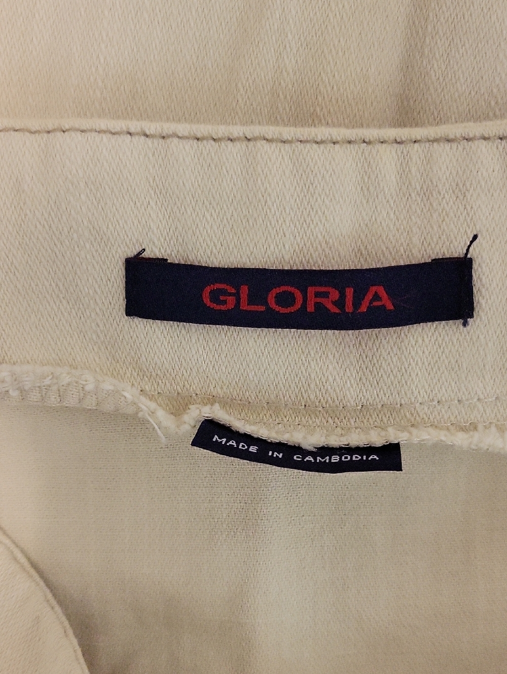 Gloria Cream Casual A-Line Skirt with Conch Belt Tassel Tie Sz 8. New Festival - Picture 3 of 5
